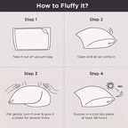 2 Pack Luxury High Pillows | 5-Star Hotel Comfort - Pillow