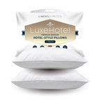2 & 4 Pack UK Made Hotel Pillows | Soft & Firm Support - Pillow