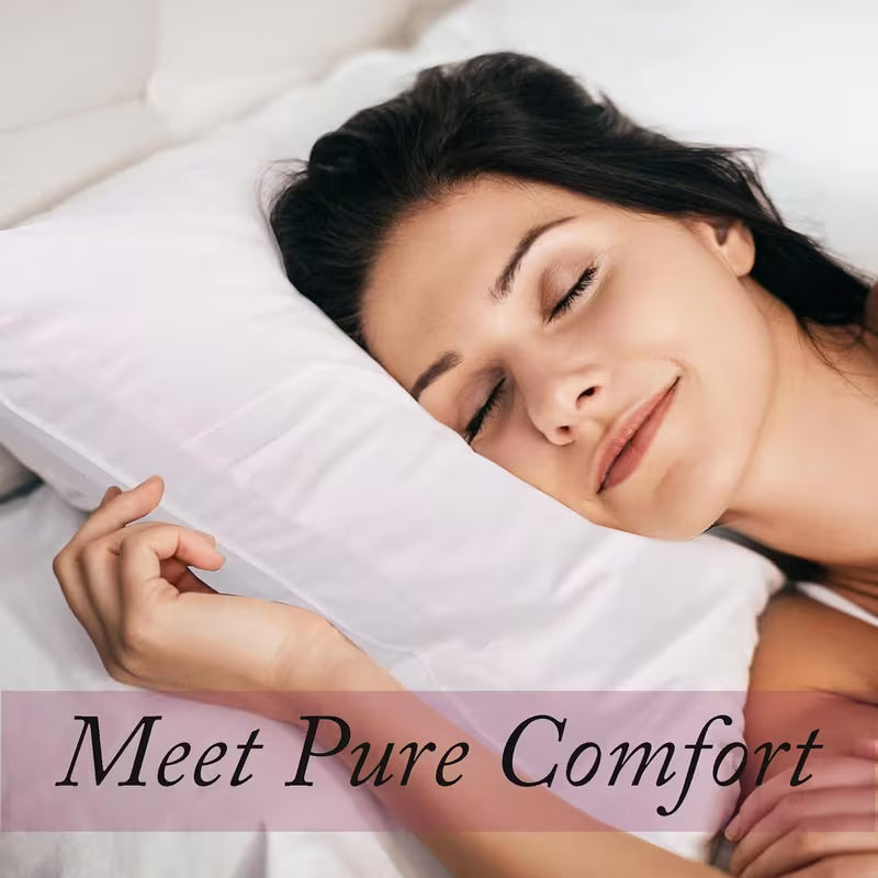 2 Pack UK Made Hotel Quality Pillows | Bounce Back Support - Pillow