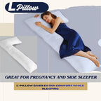 L Shaped Pregnancy Pillow | Orthopaedic Full Body Support - Pillow
