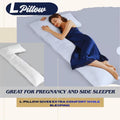 L Shaped Pregnancy Pillow | Orthopaedic Full Body Support - Pillow