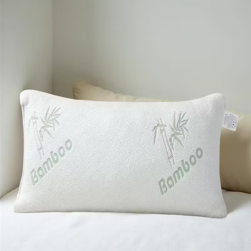 1 & 2 Pack Bamboo Memory Foam Pillow | Firm Neck Support - Pillow