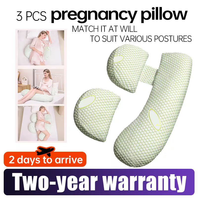 3Pcs Pregnancy Pillow 20–25cm | Full Body Maternity Comfort - Pillow