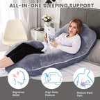 Full Body Pregnancy Pillow | C-Shaped Maternity Comfort - Pillow