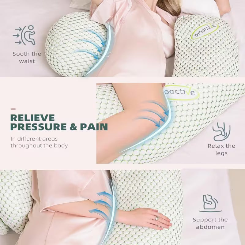 3Pcs Pregnancy Pillow 20–25cm | Full Body Maternity Comfort - Pillow