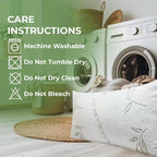 1 & 2 Pack Bamboo Memory Foam Pillow | Firm Neck Support - Pillow