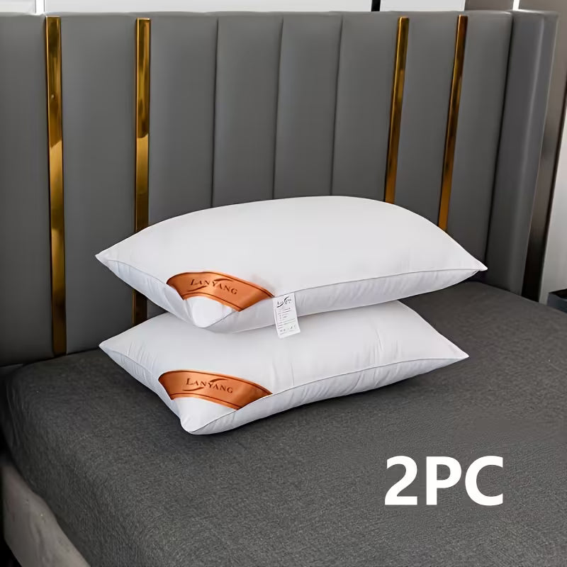 2 Pack Luxury High Pillows | 5-Star Hotel Comfort - Pillow
