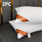 2 Pack Luxury High Pillows | 5-Star Hotel Comfort - Pillow