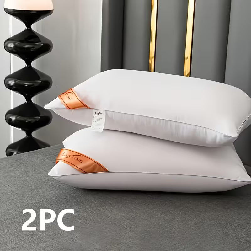 2 Pack Luxury High Pillows | 5-Star Hotel Comfort - Pillow