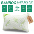 Bamboo Memory Foam Pillow 50x75cm | Medium Firm Support - Pillow