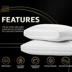 Cooling Air Mesh Pillow | 3D Ventilated Breathable Comfort - Pillow
