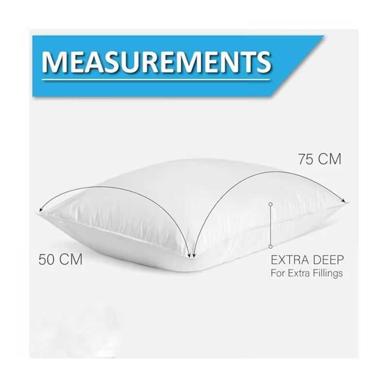 2 Pack UK Made Hotel Quality Pillows | Bounce Back Support - Pillow