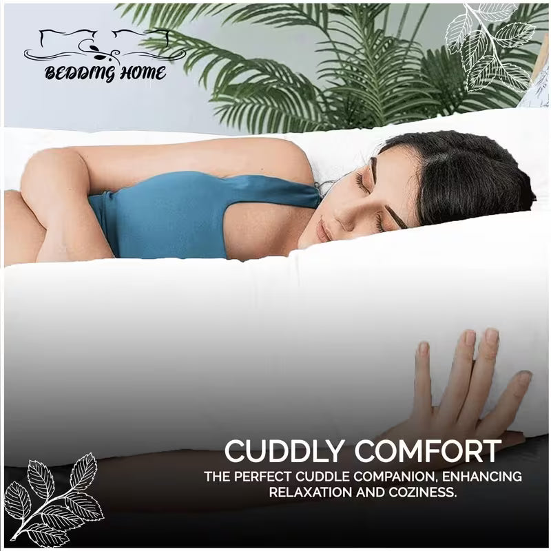 9ft U-Shaped Body Pillow | Full-Length Ergonomic Comfort - Pillow
