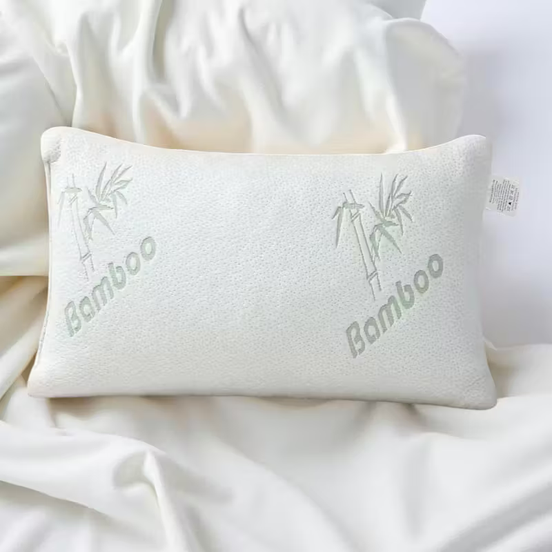 1 & 2 Pack Bamboo Memory Foam Pillow | Firm Neck Support - Pillow